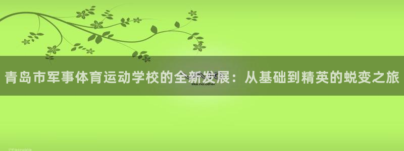 必一运动体育官网入口：青岛市军事体育运动学校的全新发展：从基础到精英的蜕变之旅