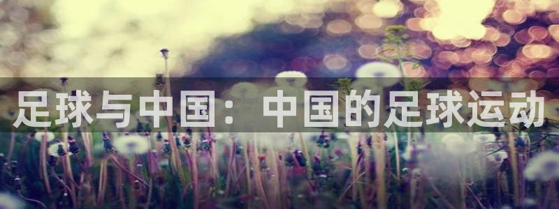 必一运动：足球与中国：中国的足球运动