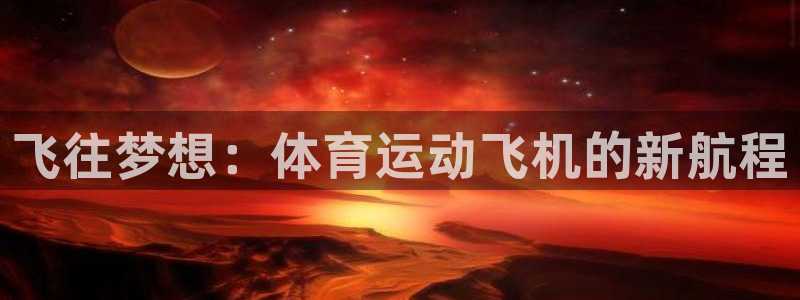 必一运动：飞往梦想：体育运动飞机的新航程